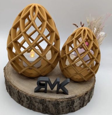 Osterei Gitter Linien